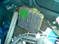 Color coded makeshift heater for car
